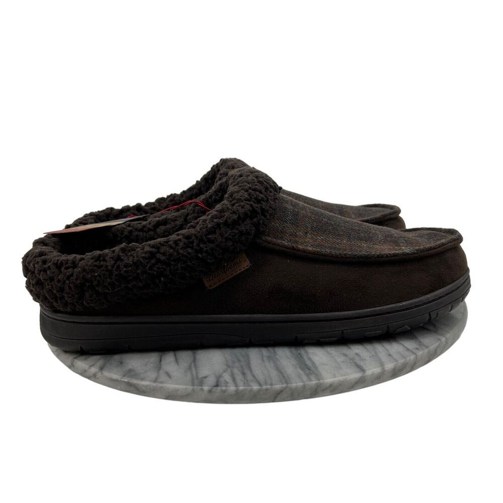 Dearfoams Sandals Mens XL (13-14) Freshfeel Closed Toe Slip On Slippers Shoes
